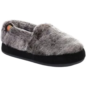 Acorn Women’s Moc Slippers - Original Cozy, Charcoal Faux Fur, Medium | A10080ADSWM