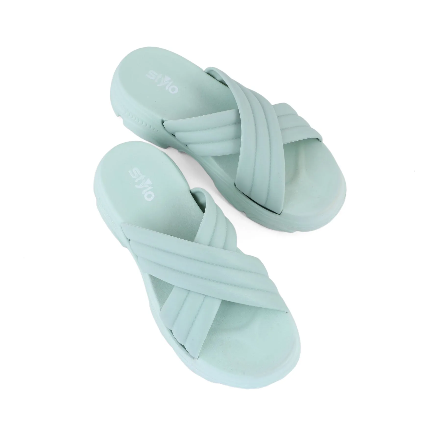 Aqua Green Casual Slipper CL9300