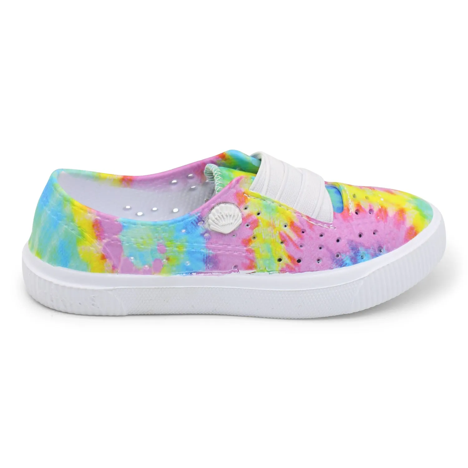 Blowfish Kid's Rioo-K Slip On Shoe - Pastel Tie Dye/White