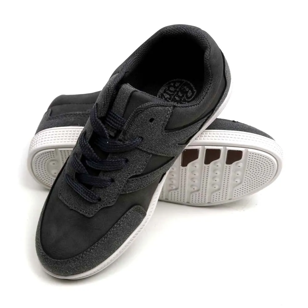 Casual Lace Up Sneakers For Boys - Grey