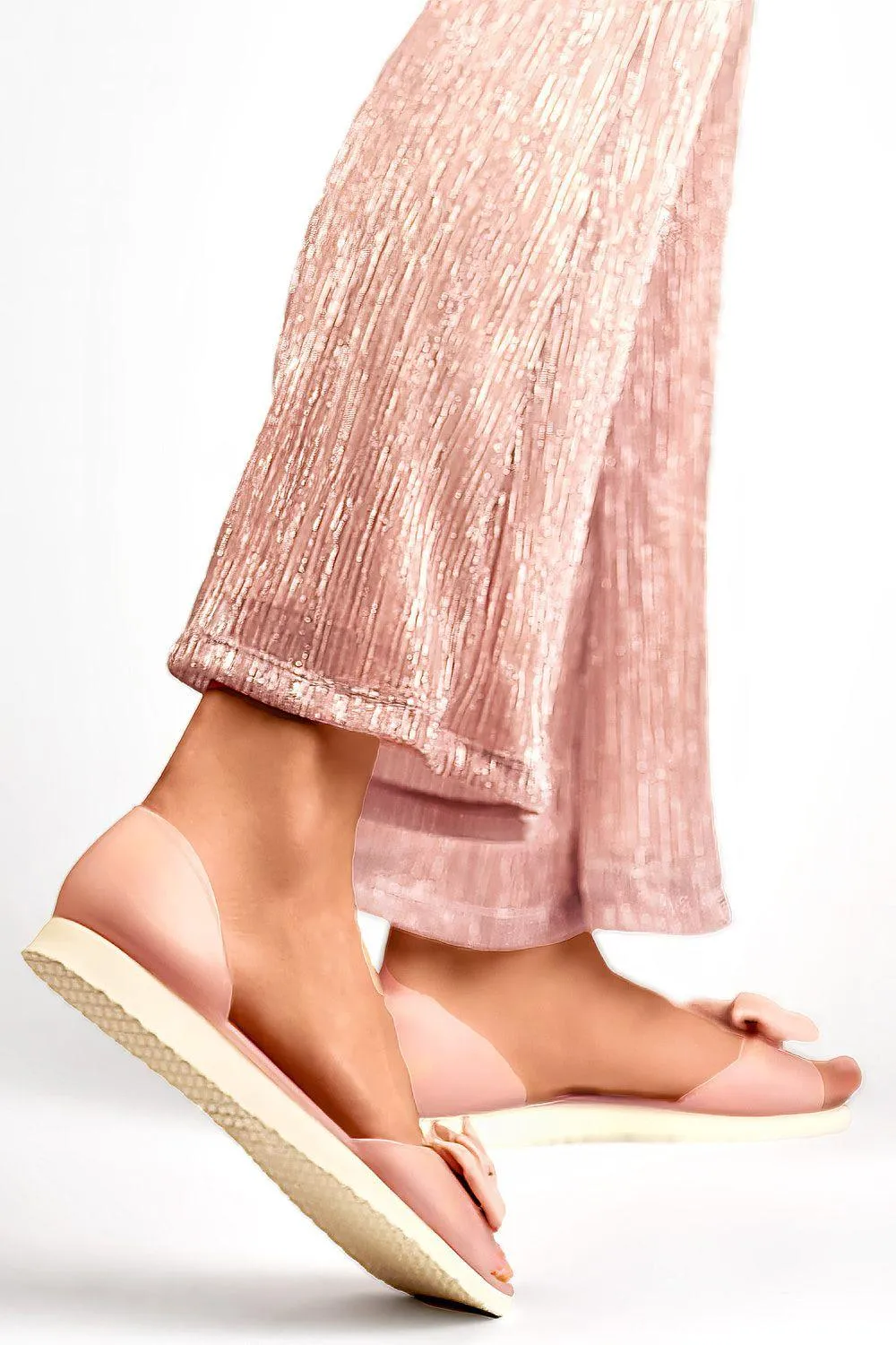 Chic and Flexible Rubber Ballet Flats for Women - Perfect for All-Day Wear