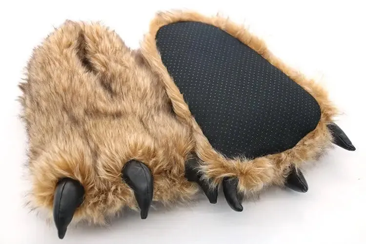 Chunky Bigfoot-Bear Paw Slippers - Unisex