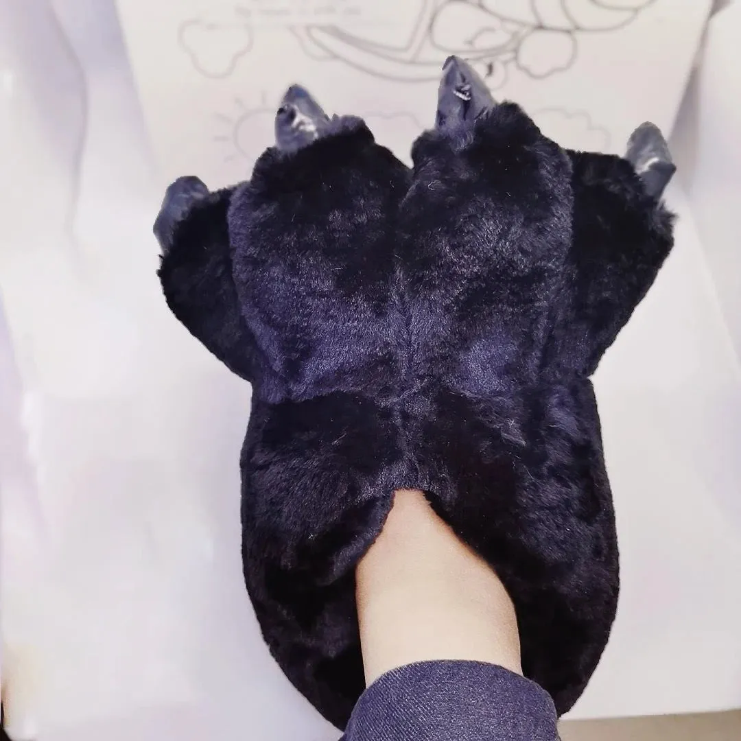 Chunky Bigfoot-Bear Paw Slippers - Unisex