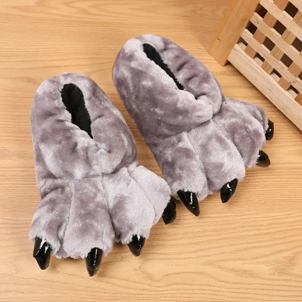 Chunky Bigfoot-Bear Paw Slippers - Unisex