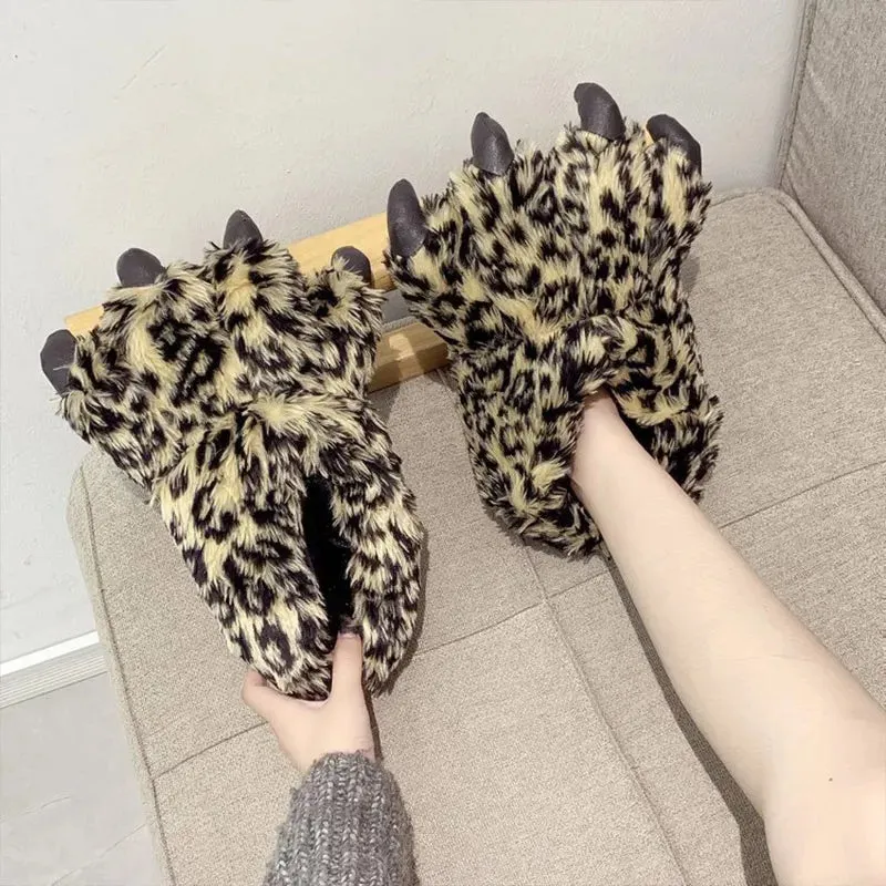 Chunky Bigfoot-Bear Paw Slippers - Unisex