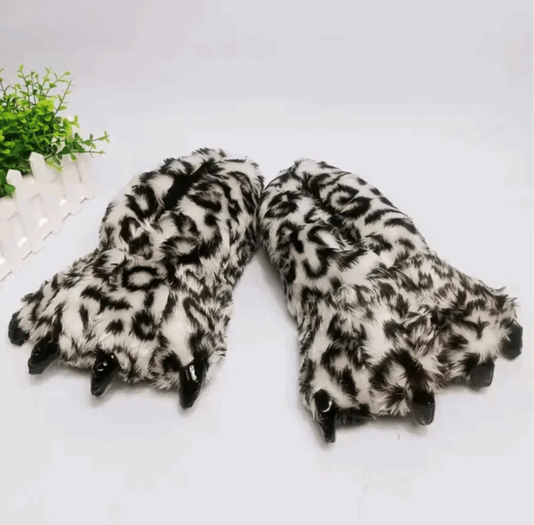 Chunky Bigfoot-Bear Paw Slippers - Unisex