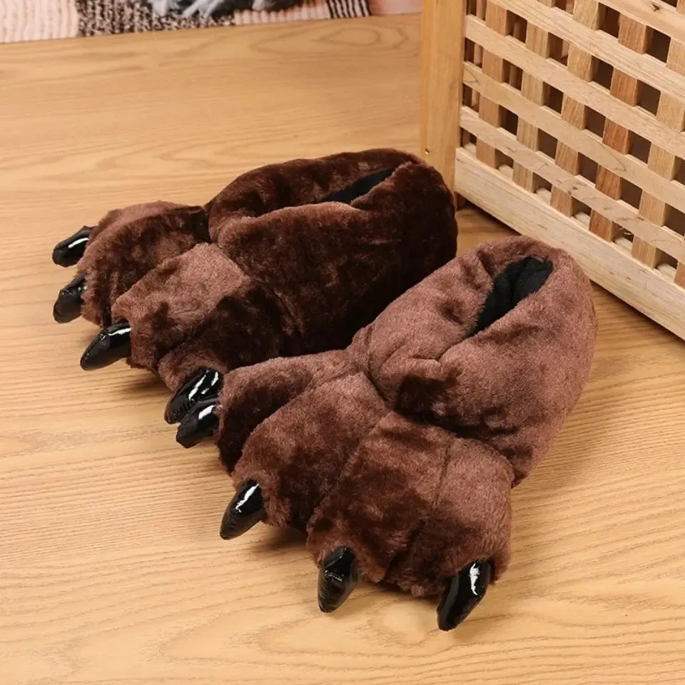 Chunky Bigfoot-Bear Paw Slippers - Unisex