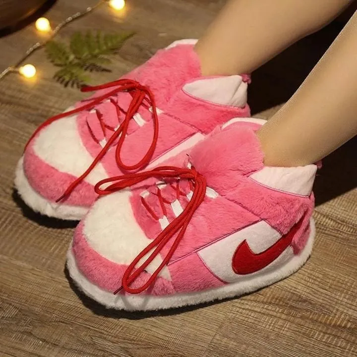 Comfy Jordan Max Plush Sneaker Slipper House Shoes