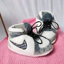 Comfy Jordan Max Plush Sneaker Slipper House Shoes