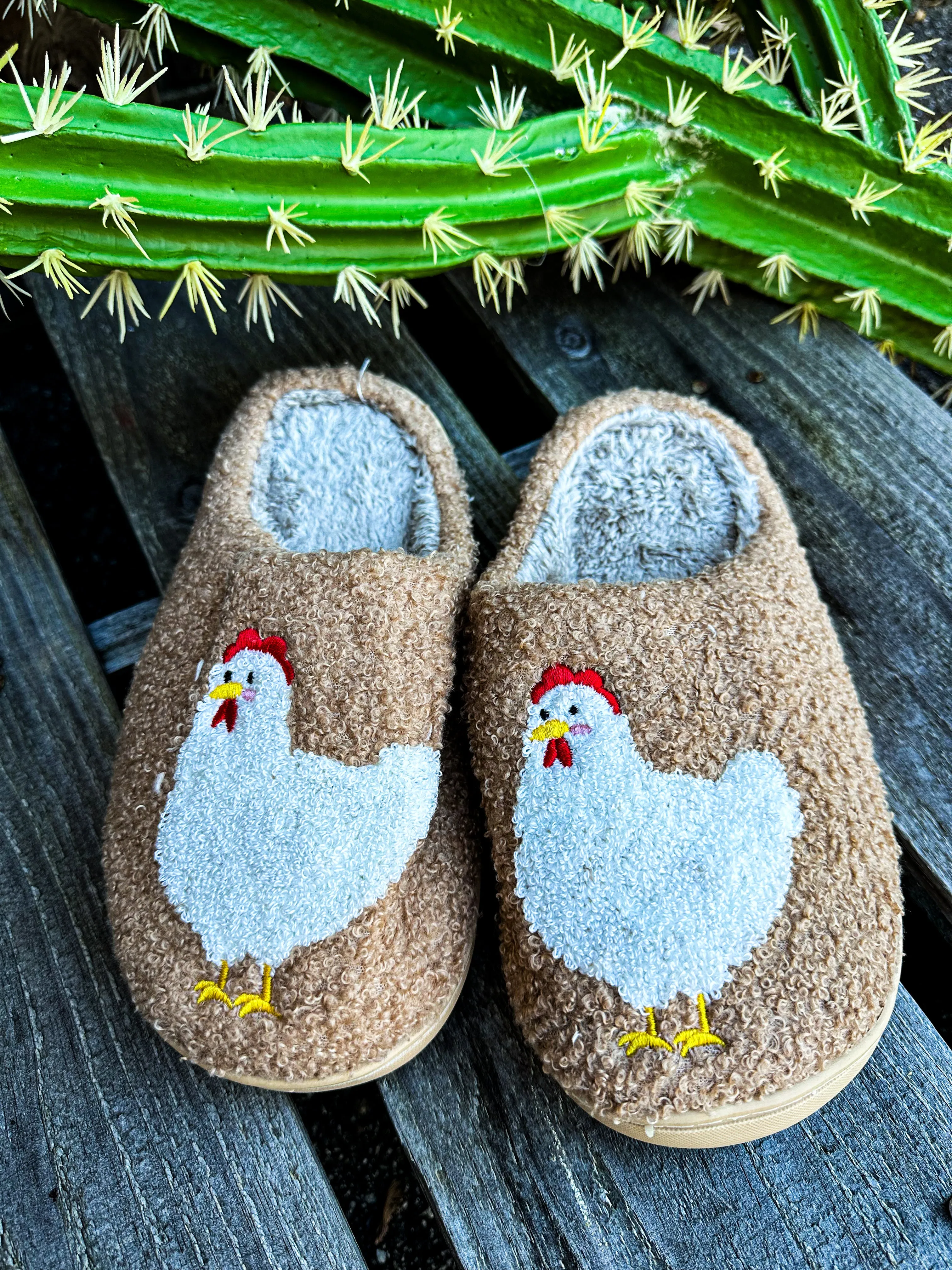 Cozy Chicken Slippers