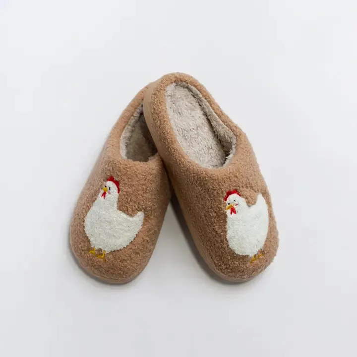 Cozy Chicken Slippers