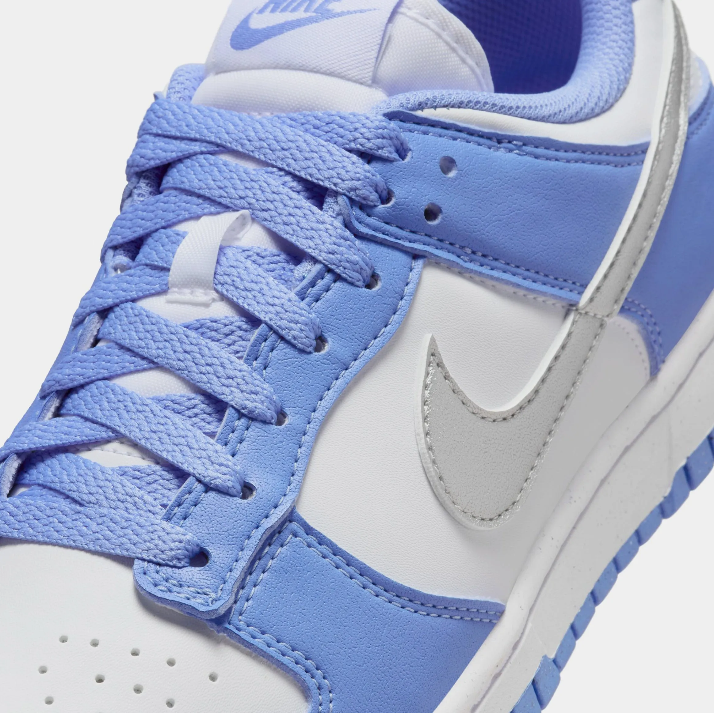 Dunk Low Womens Basketball Shoes (Royal Pulse/White/Metallic Silver)