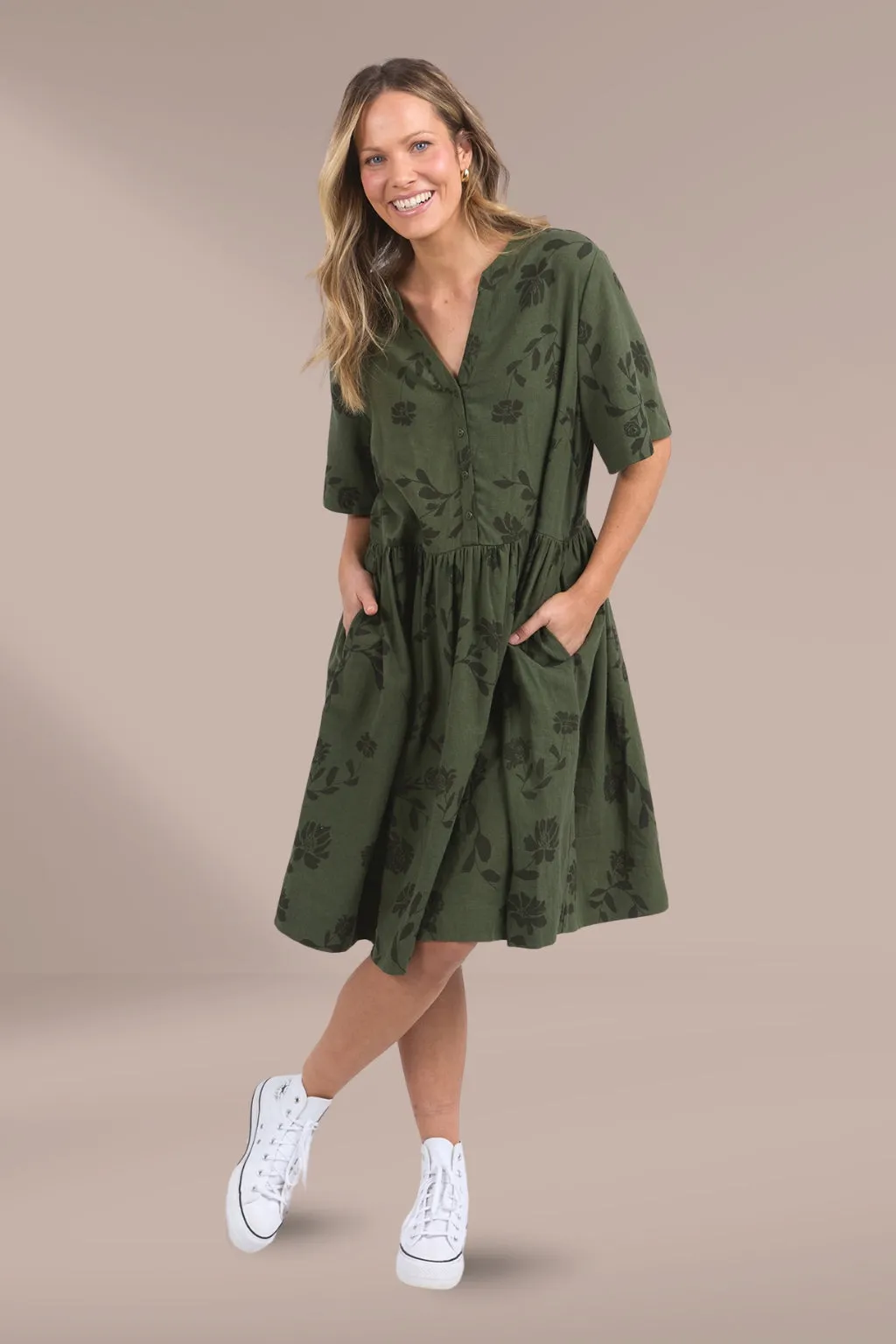 Elm Bramble Dress Bramble Print