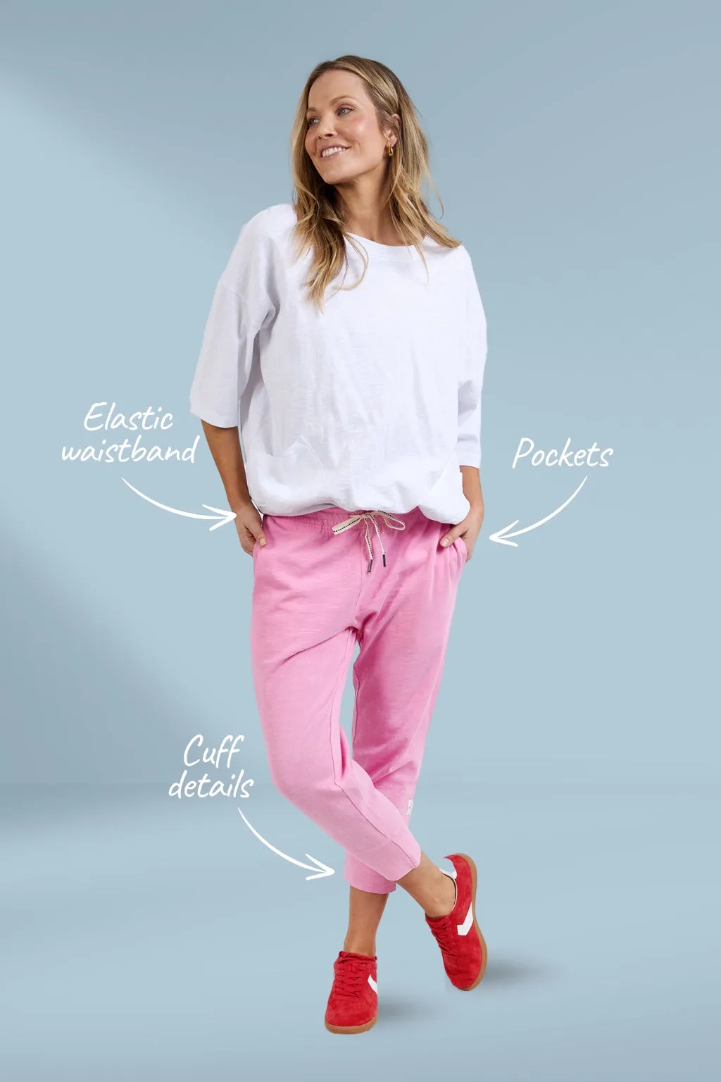 Elm Brunch Pants Strawberry Pink