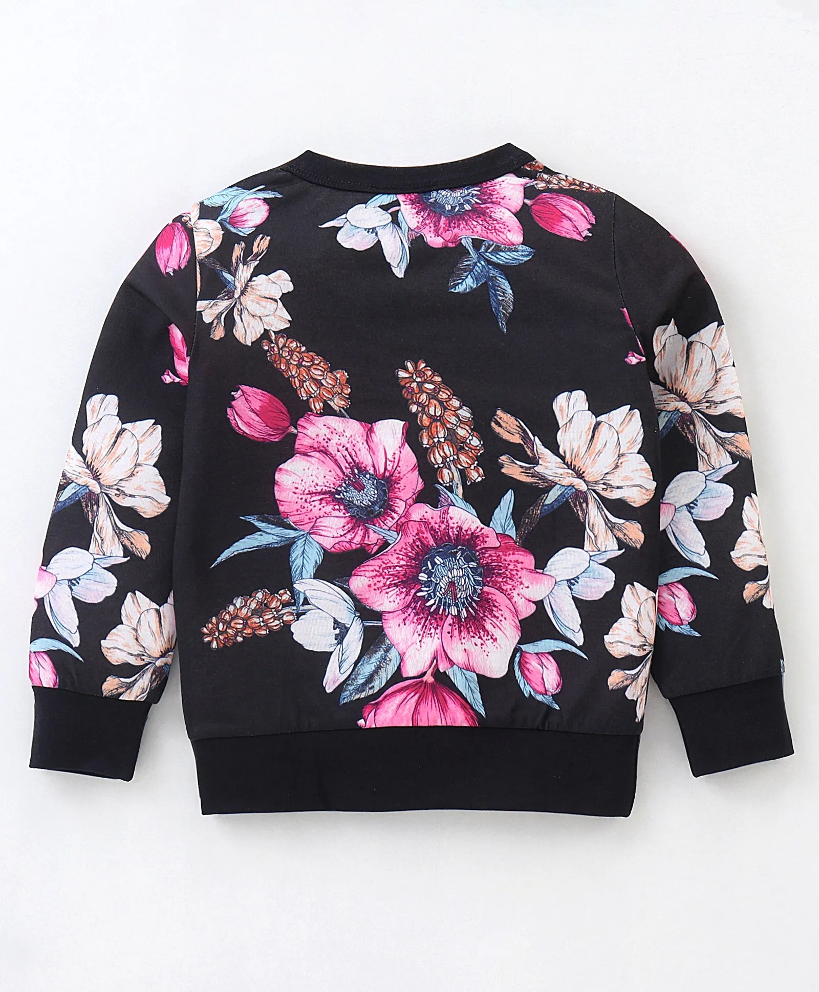 Floral Printed Sweatshirt Leggings Set