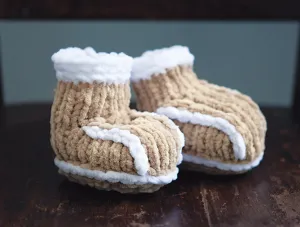 Free Faux Shearling Slippers Pattern