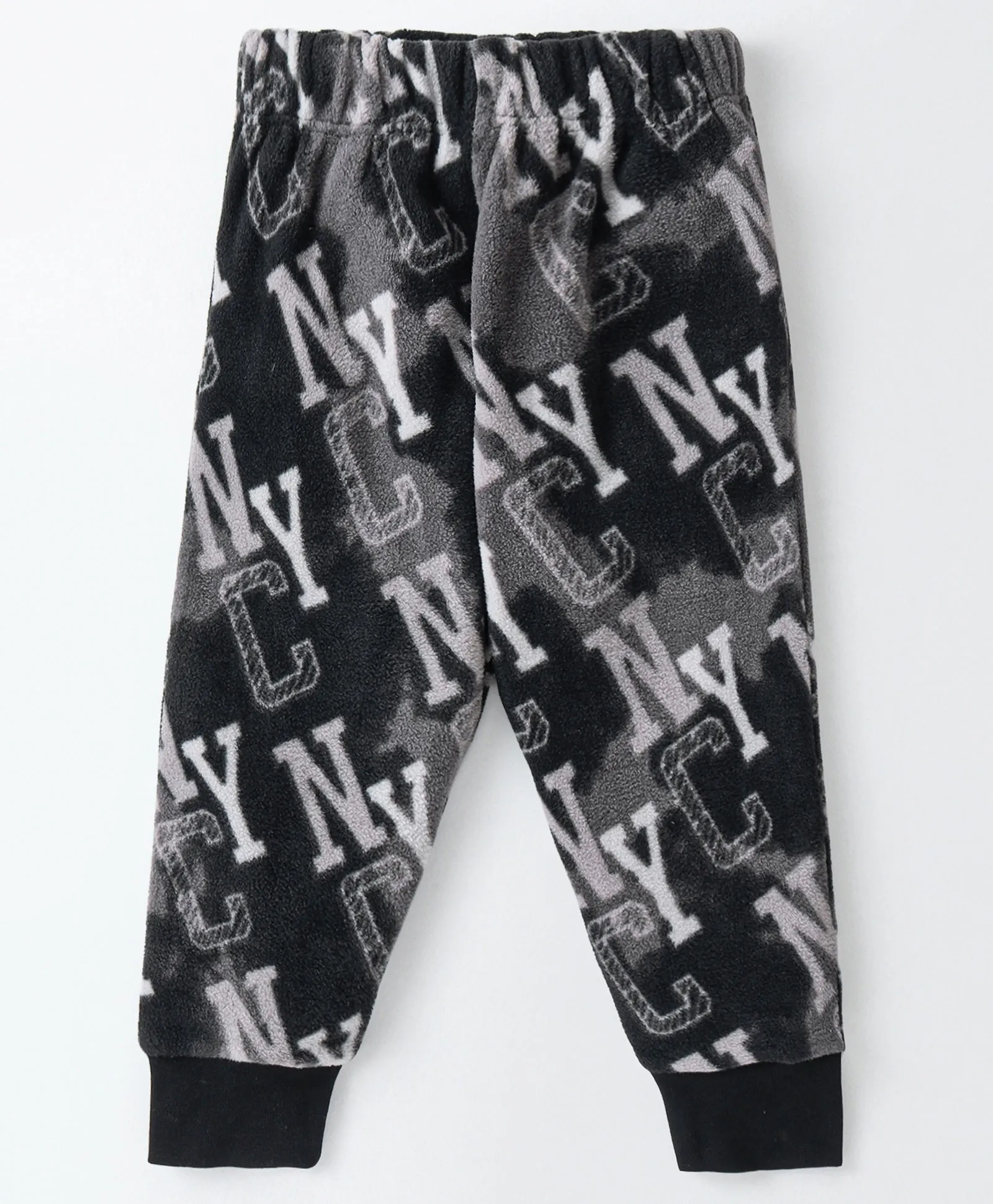 Graphic Polar Fleece Sweatshirt Jogger Set