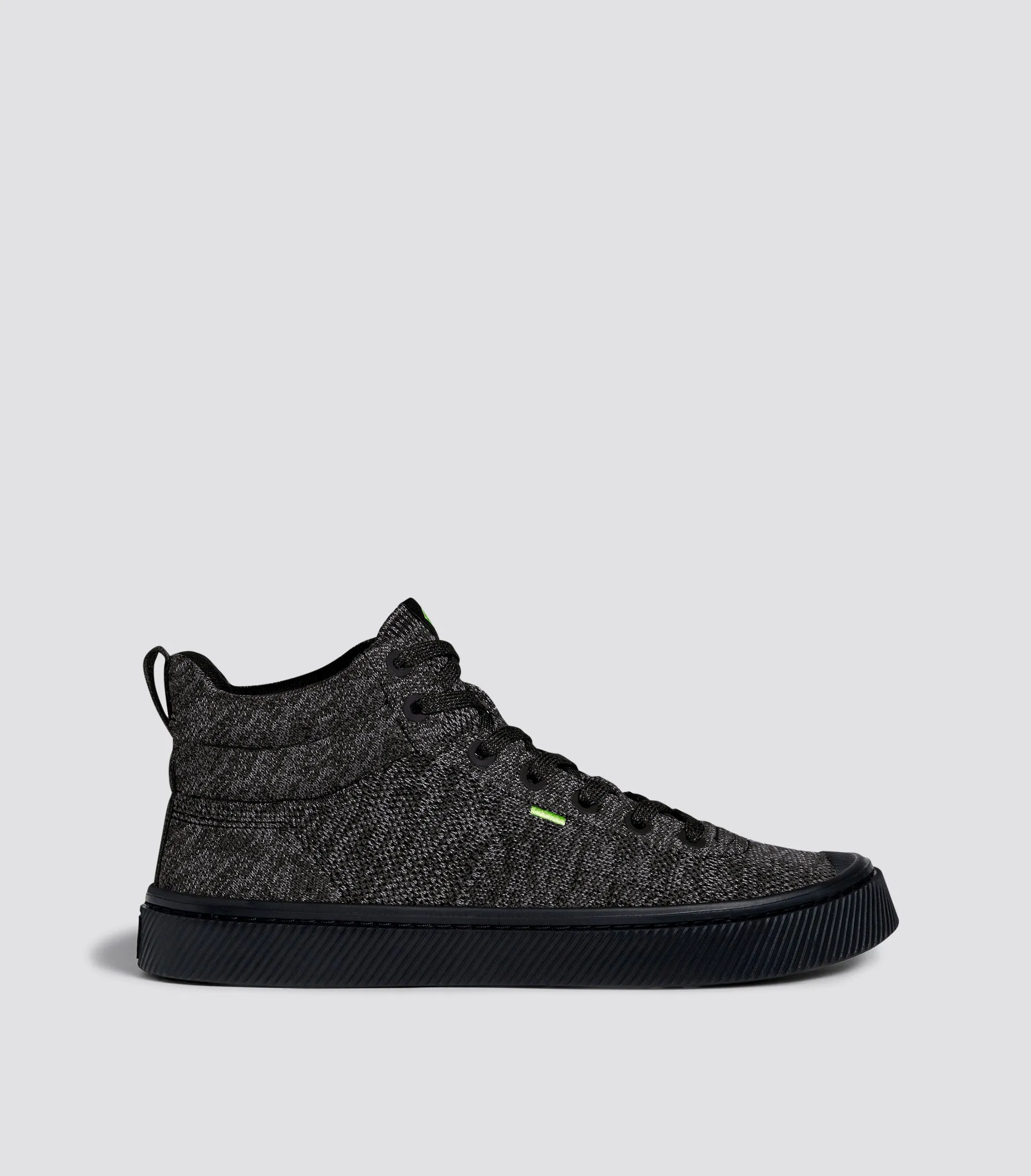 IBI High Stone Black Knit Sneaker Women