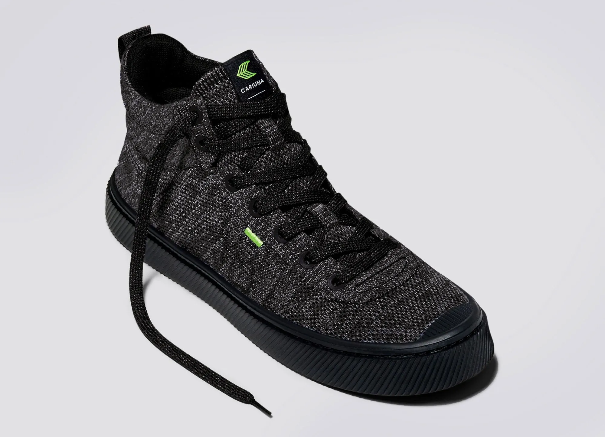 IBI High Stone Black Knit Sneaker Women