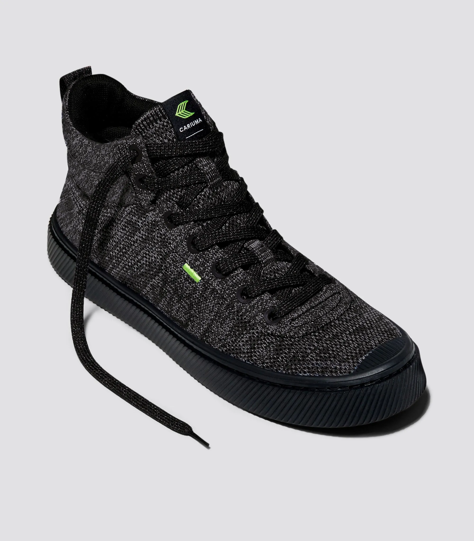 IBI High Stone Black Knit Sneaker Women