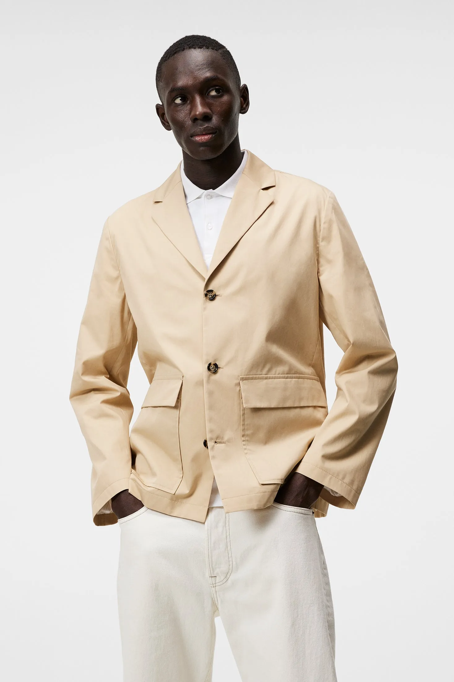 Jack Light Cotton Blazer / Safari Beige