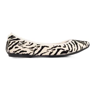 JANEY Ballet Flat Shoes - Zebra