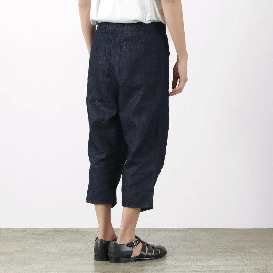 JAPAN BLUE JEANS / RJB7570 Cotton Linen Denim Knicker Trousers