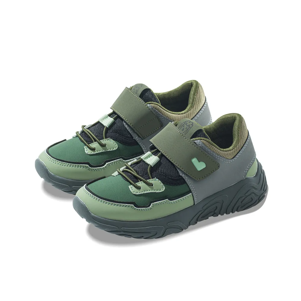 Kids Casual Breathable Lace Velcro Strap Shoes