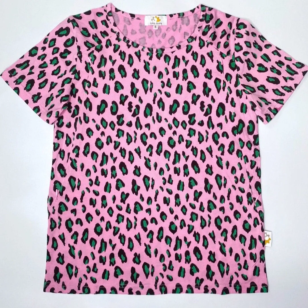 Leopard Print Slouch Fit Nursing Mumma Tee