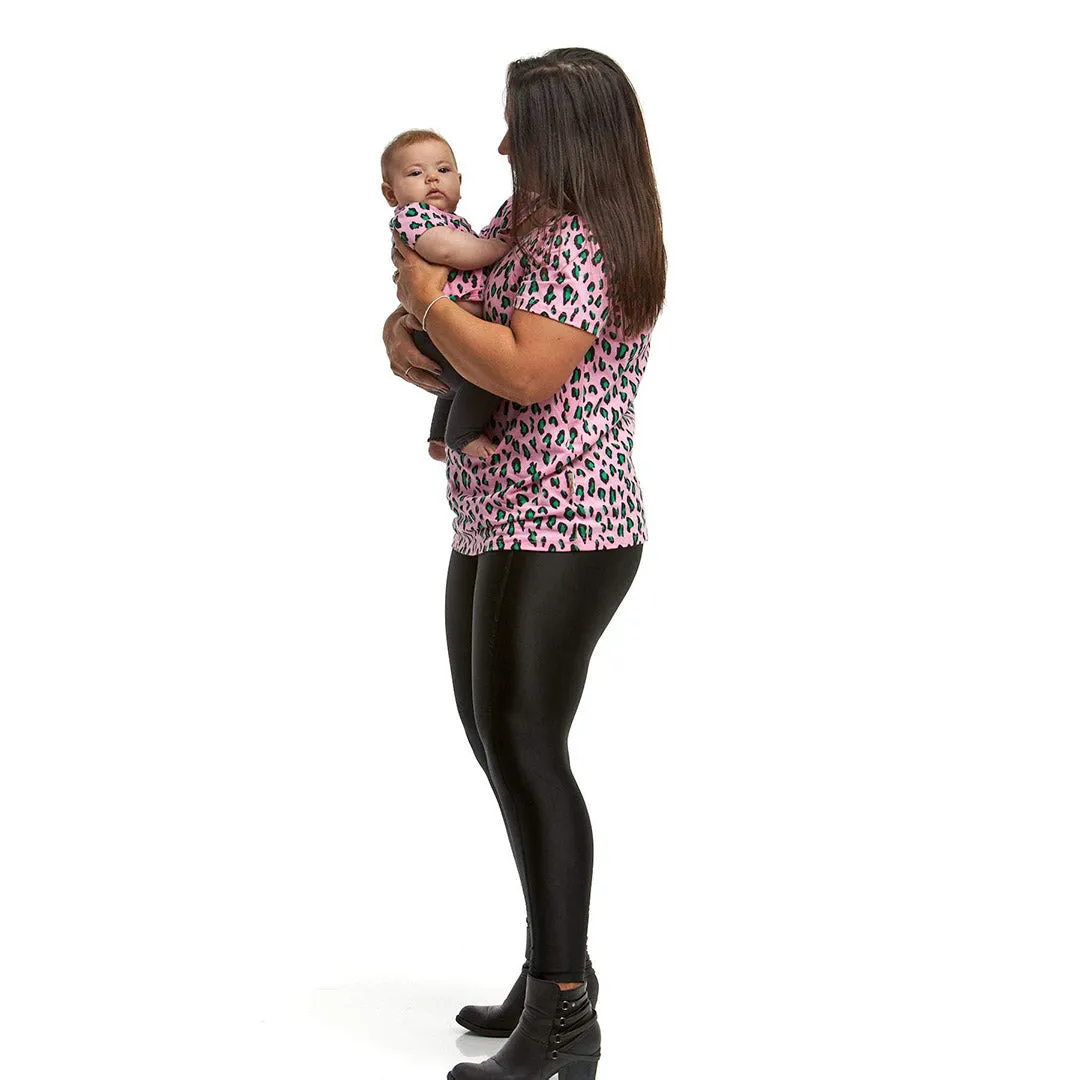 Leopard Print Slouch Fit Nursing Mumma Tee