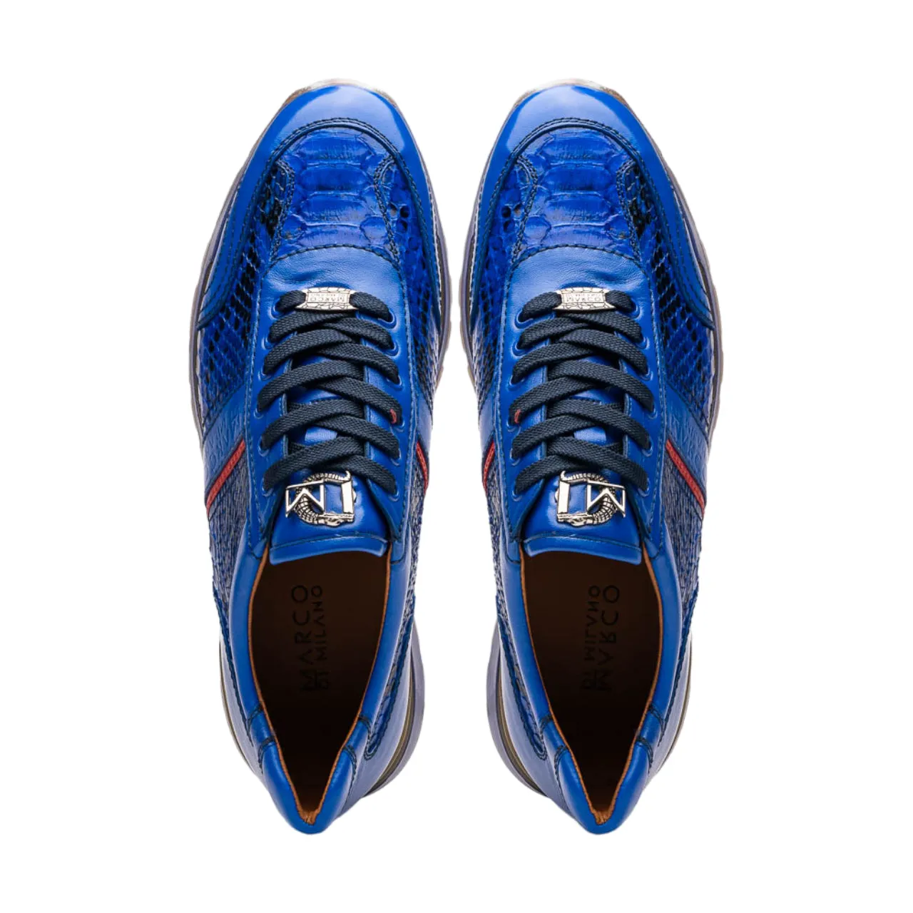 Marco Di Milano Brescia Python Electric Blue