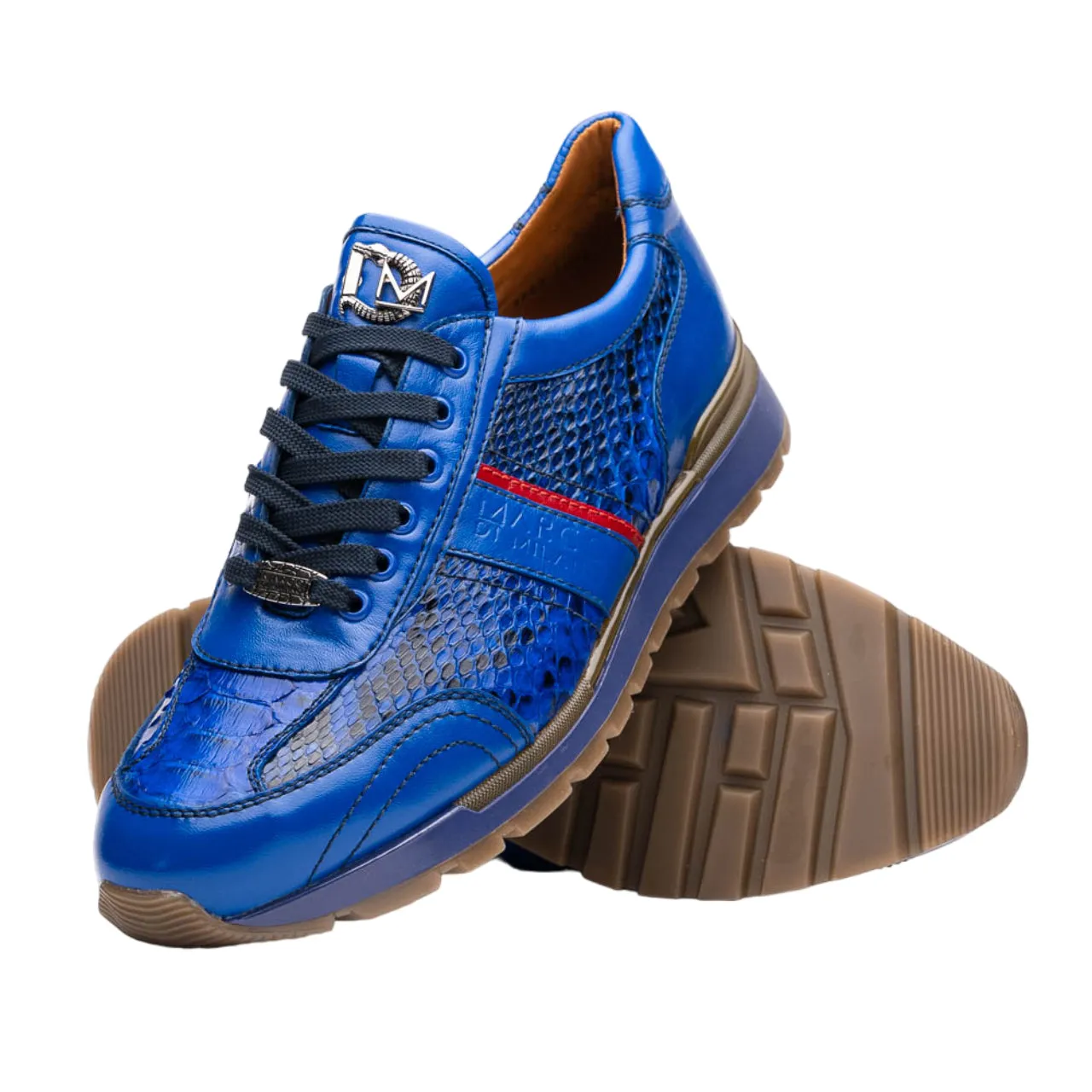 Marco Di Milano Brescia Python Electric Blue