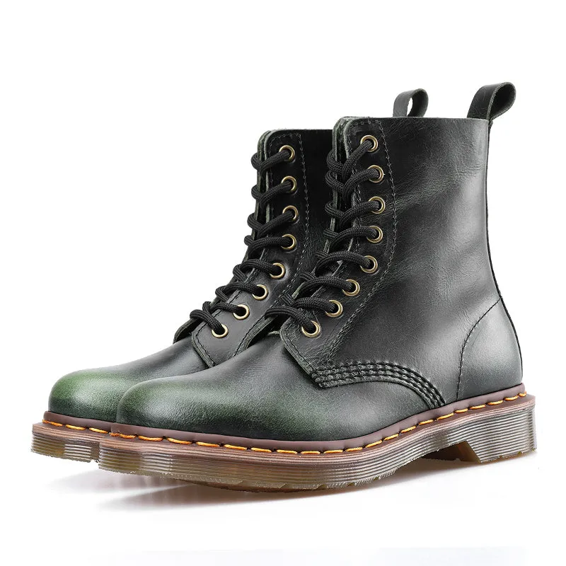 MARTINO CORZI ZOKN URBAN BRITISH RETRO STYLE LEATHER UNISEX BOOTS