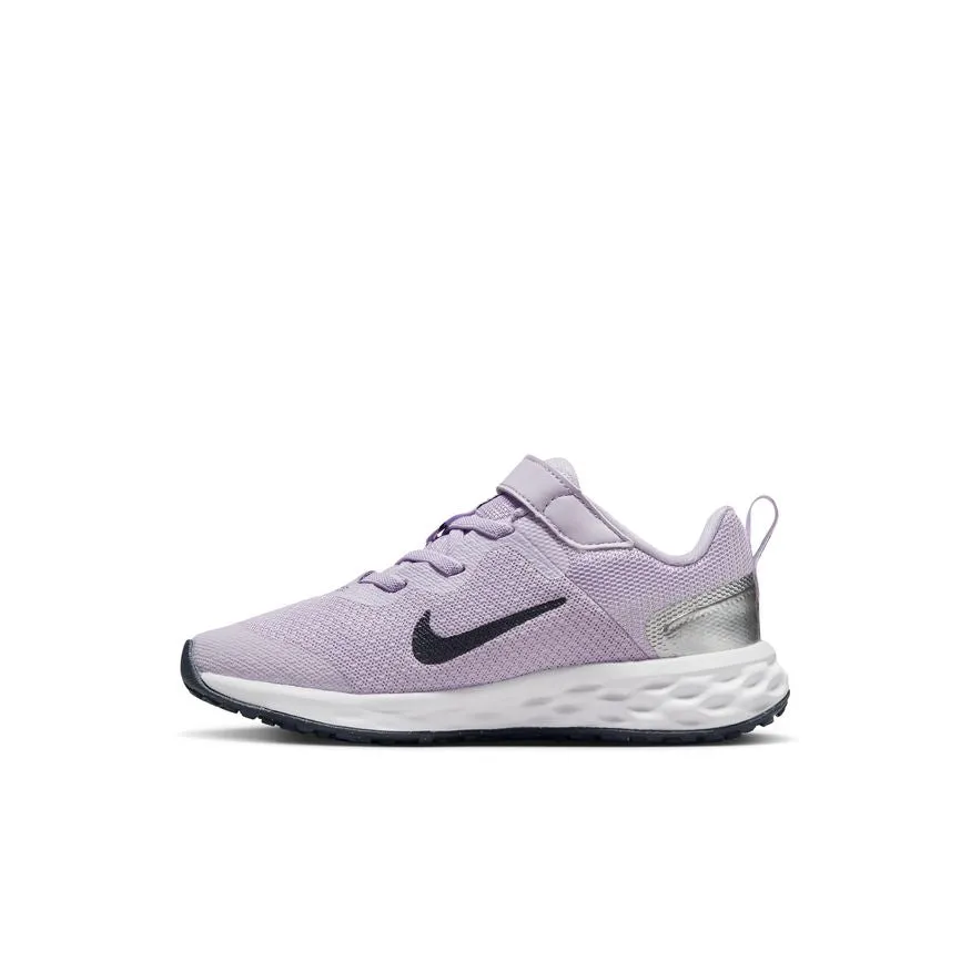 Nike Violet Frost/Thunder Blue Revolution 6 A/C Children's Sneaker