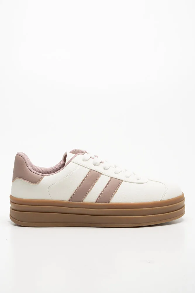 Platform Sneaker Cream