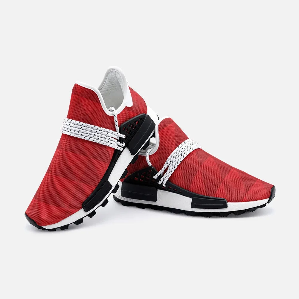 Red Diamonds Unisex Lightweight Sneaker S-1 Boost