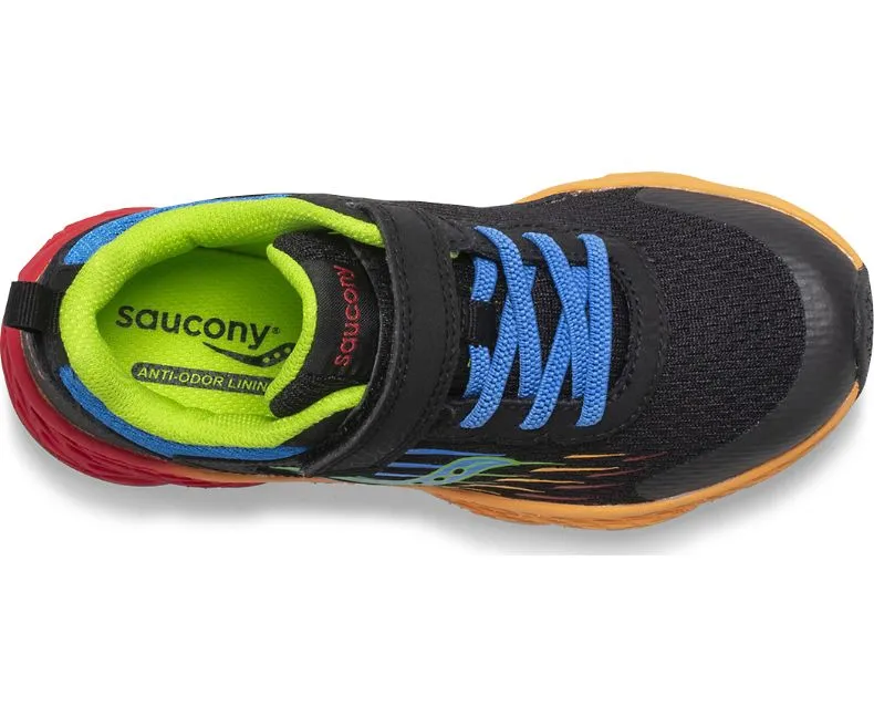 Saucony Black Multi Wind A/C Children’s Sneaker