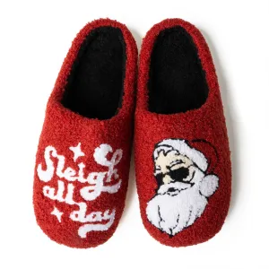 Sleigh All Day Christmas Slippers