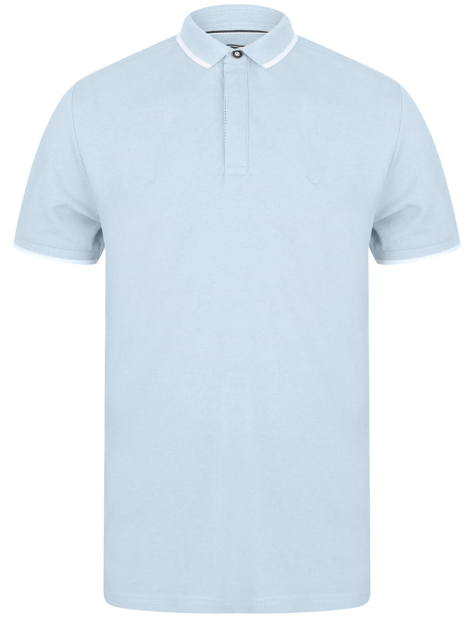 Stable Cotton Pique Polo Shirt with Tipping in Skyway - Kensington Eastside