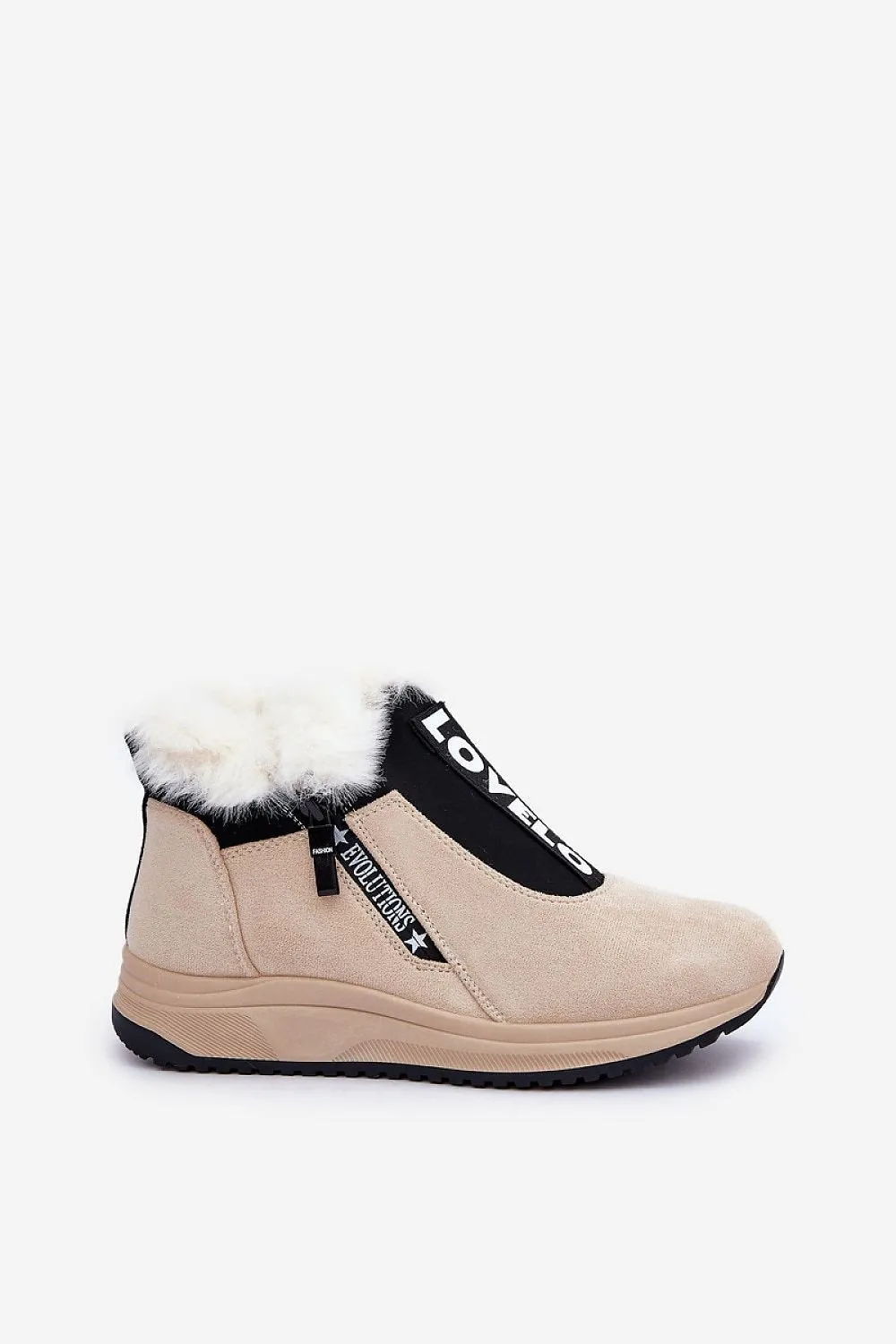 STEP IN STYLE Women's Suede Winter European Sneakers/Sport Shoes with Fur