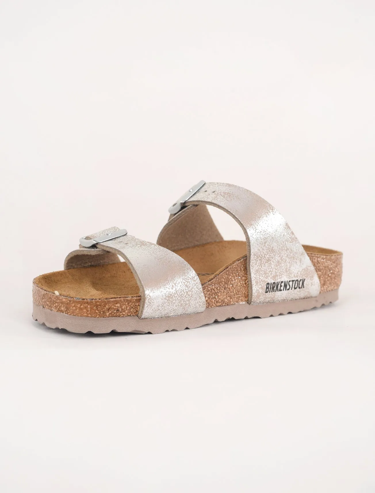 Sydney Sandal, Washed Silver