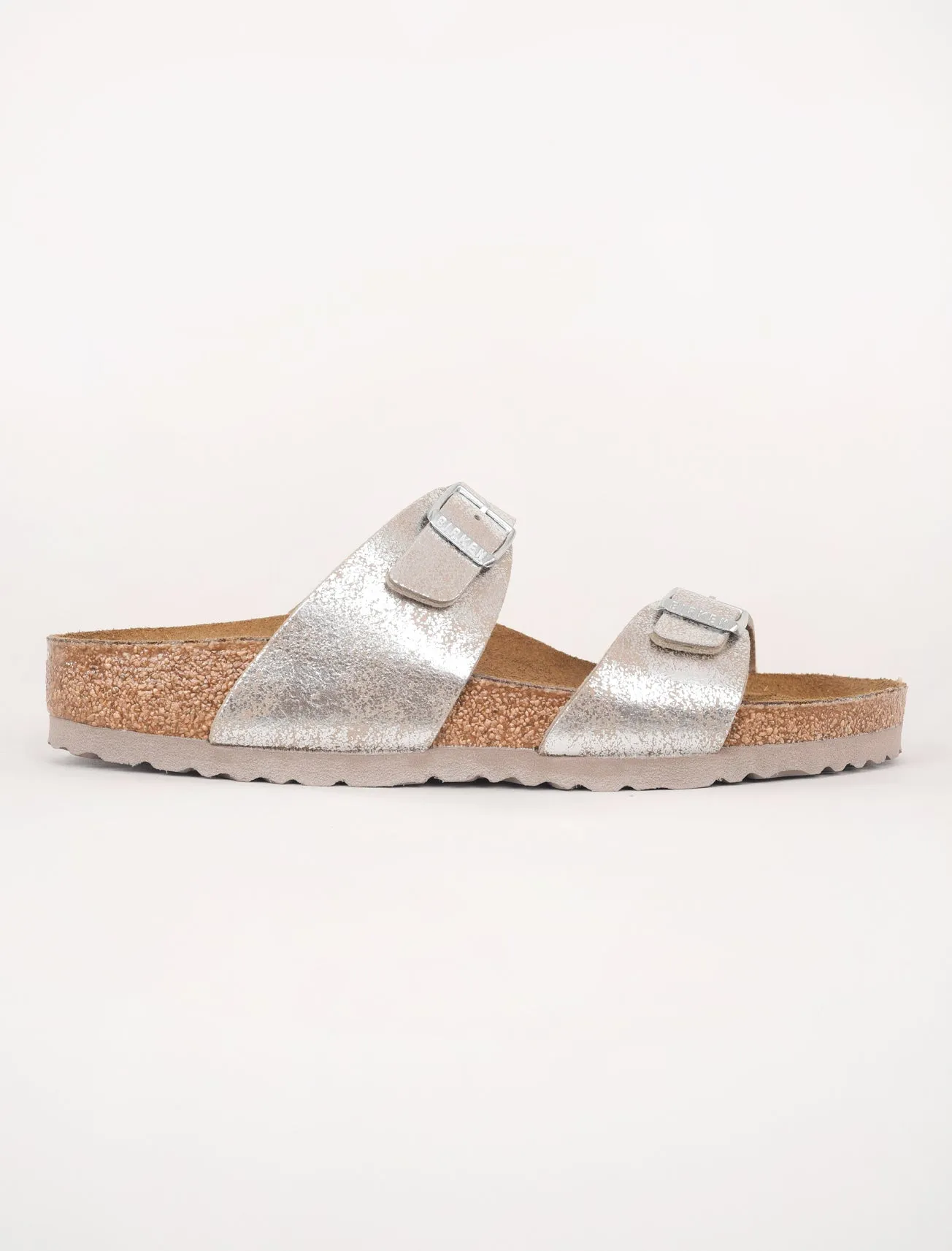 Sydney Sandal, Washed Silver