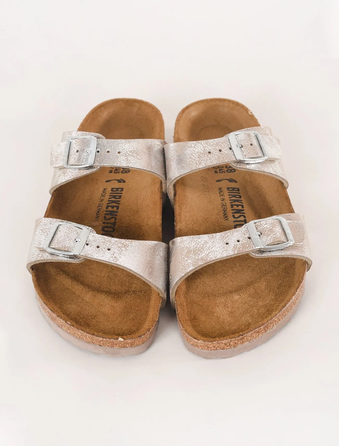 Sydney Sandal, Washed Silver