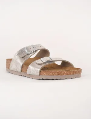 Sydney Sandal, Washed Silver