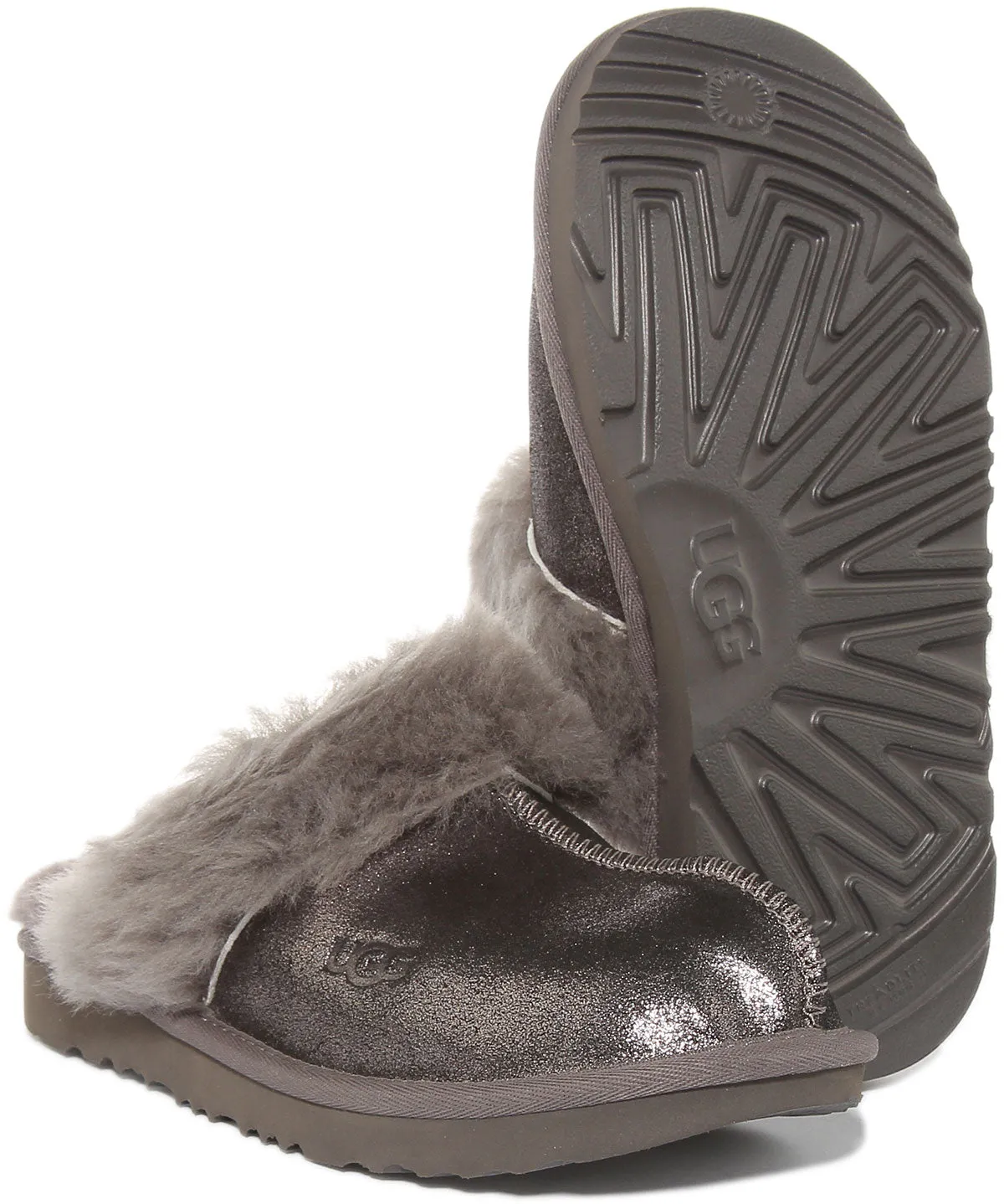 Ugg Australia Cozy Ii In Dark Grey For Juniors