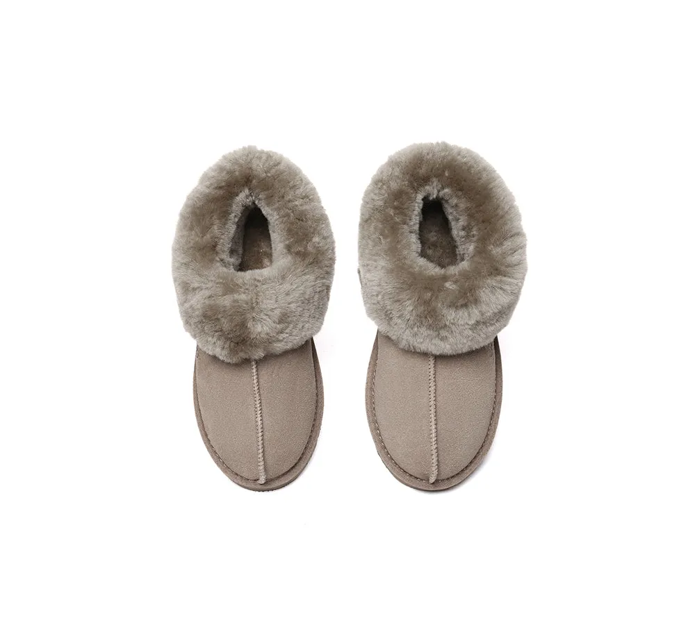 UGG Slippers Sheepskin Wool Ankle Booties Homey Special