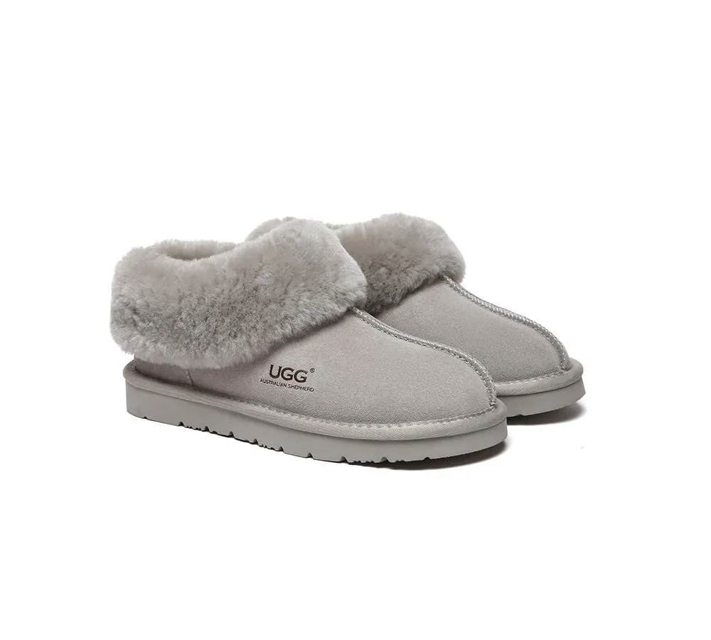 UGG Slippers Sheepskin Wool Ankle Booties Homey Special