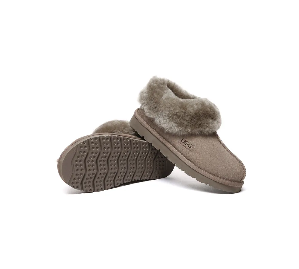 UGG Slippers Sheepskin Wool Ankle Booties Homey Special