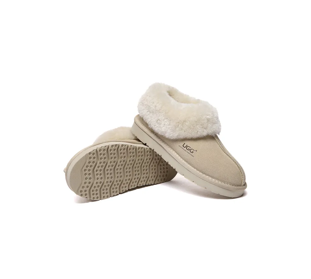 UGG Slippers Sheepskin Wool Ankle Booties Homey Special