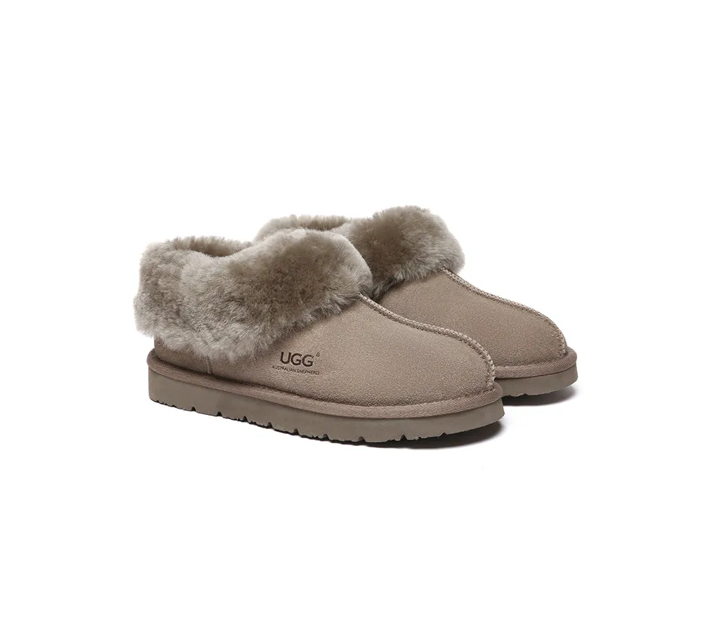 UGG Slippers Sheepskin Wool Ankle Booties Homey Special